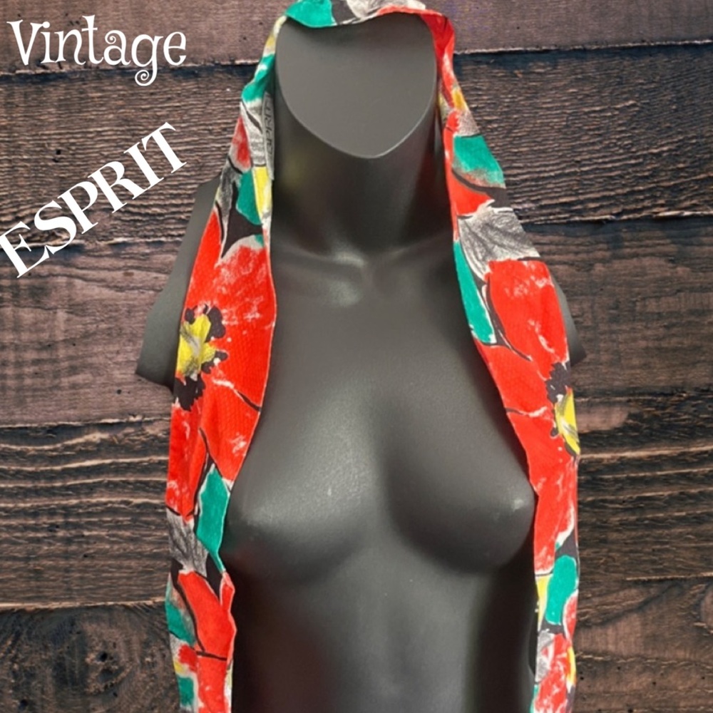Espirit Vintage scarf/ bandana/ 80s